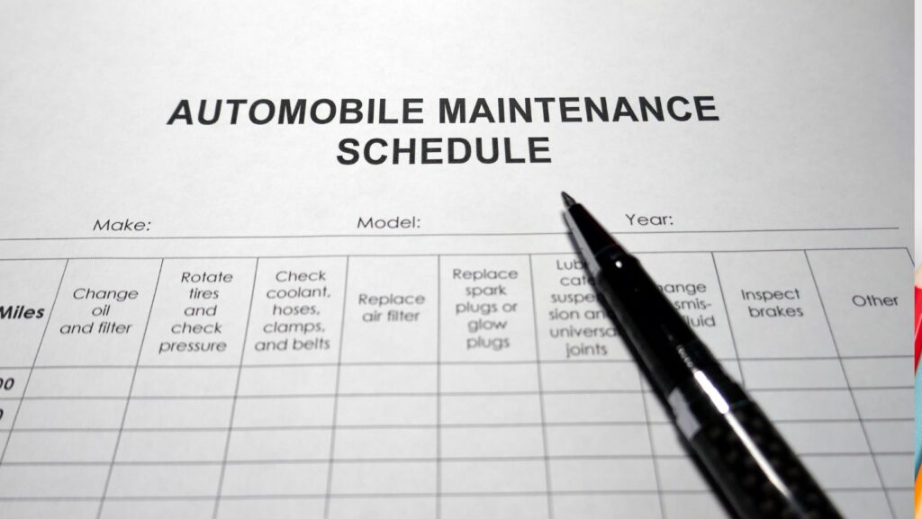 car maintenance schedule by mileage