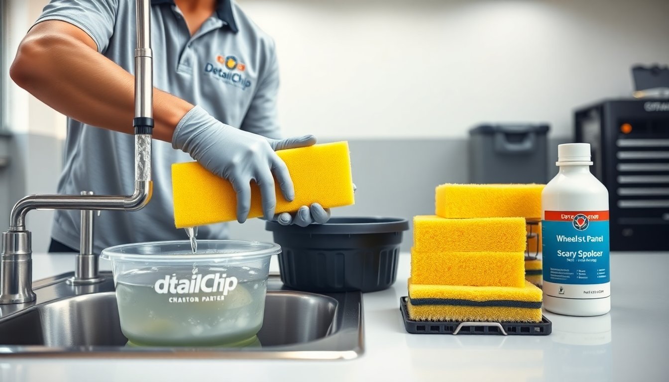the guide to cleaning car sponges detailchip